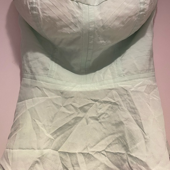 BEBE Mint green sweetheart top - Picture 2 of 4